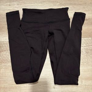 Lululemon Black Wunder Under Pants size 2